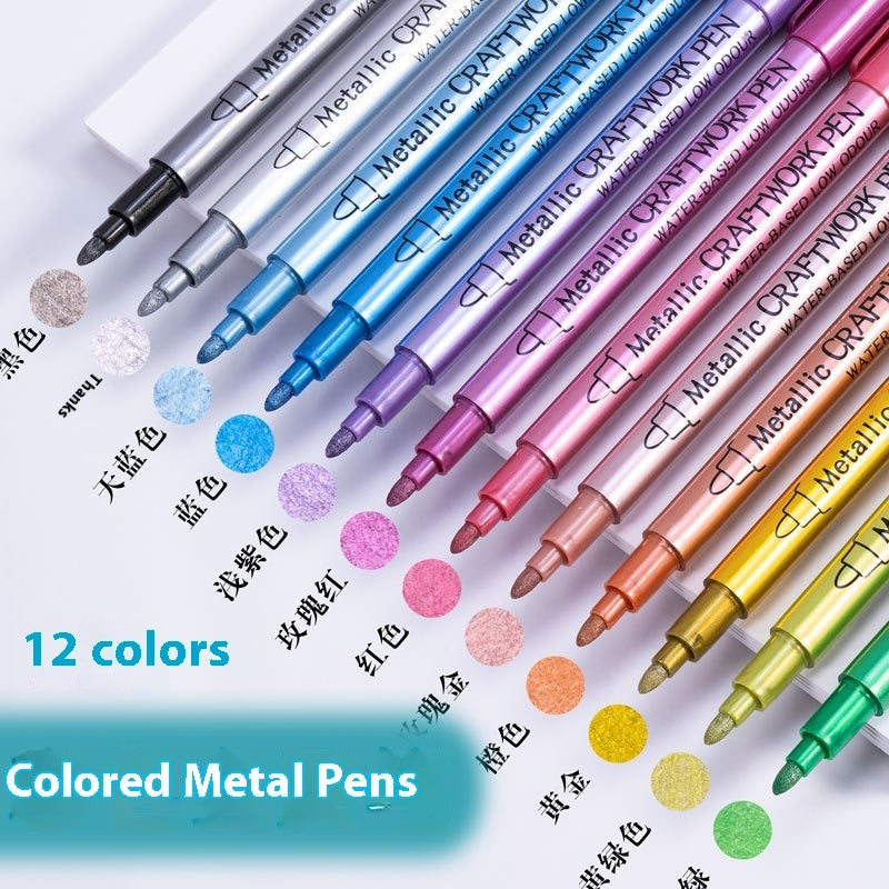 550s Color Metal Pen Hard-headed Craft Pen Paint Marker Pen