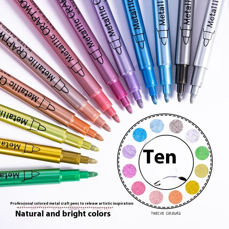 550s Color Metal Pen Hard-headed Craft Pen Paint Marker Pen
