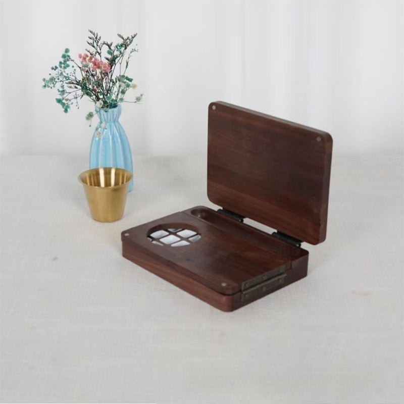Wooden Watercolor Drawing Board Painting Oil Paint Storage Box
