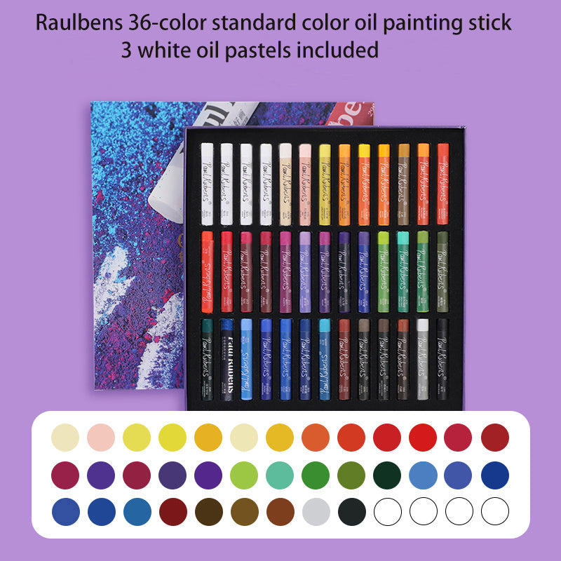 Soft Heavy Color Washable Not Easy To Get Dirty Pearl Oil Paint Stick Oil Paint Stick