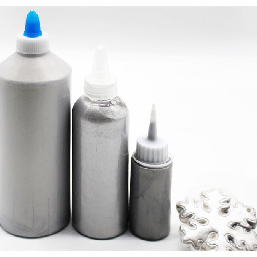 Large Bottle Metallic Acrylic Pigment Gold Silver Copper