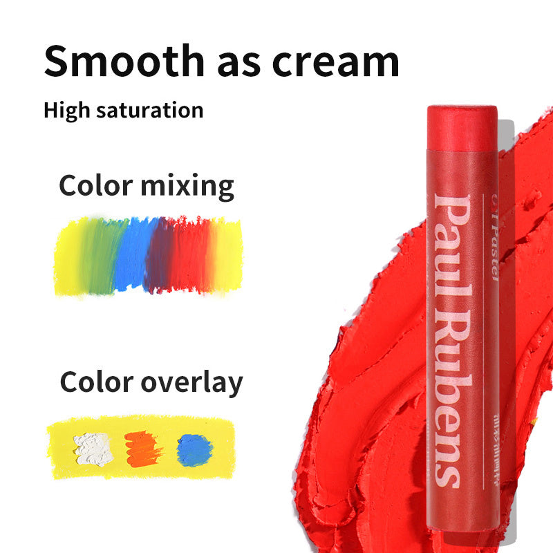 Soft Heavy Color Washable Not Easy To Get Dirty Pearl Oil Paint Stick Oil Paint Stick