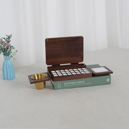 Wooden Watercolor Drawing Board Painting Oil Paint Storage Box
