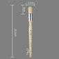 Bristles Large Oil Paint Brush Acrylic Paint Brush
