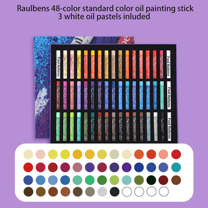 Soft Heavy Color Washable Not Easy To Get Dirty Pearl Oil Paint Stick Oil Paint Stick